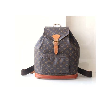 louis vuitton backpack etsy|Louis Vuitton used backpack.